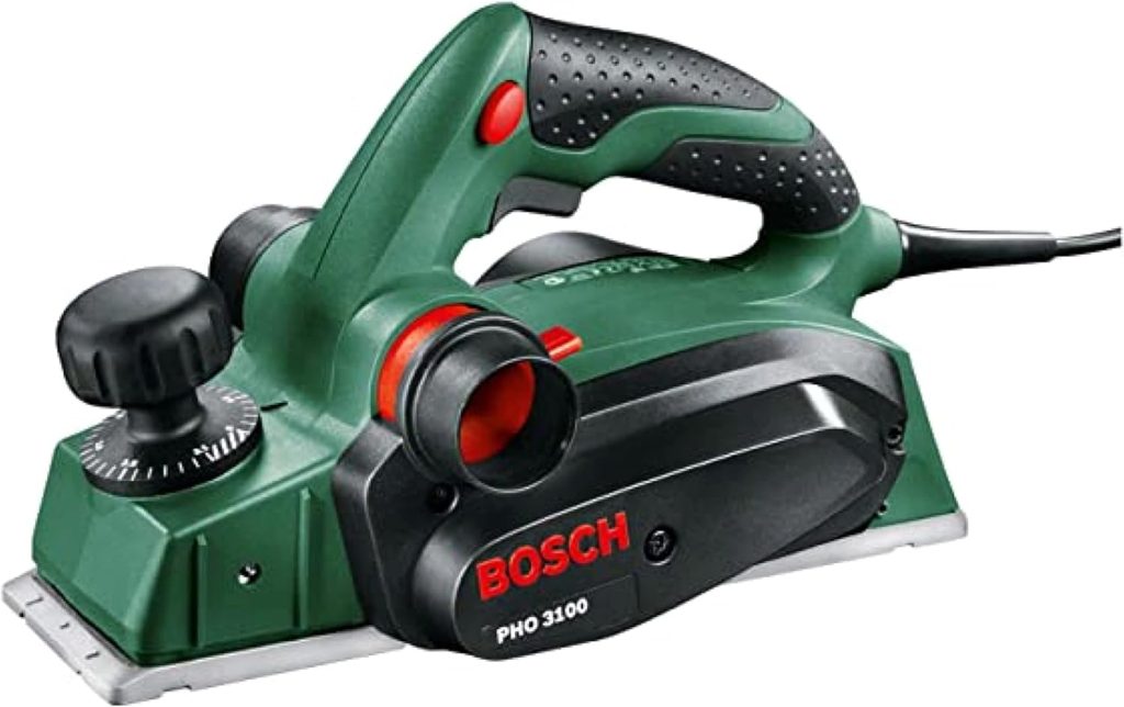 Bosch Planer PHO 2000 (680 W, planing width: 82 mm, cutting depth: 0 – 2.0 mm, rebating depth: 0 – 8 mm, with planing blade, in carton packaging) Bosch Planer PHO 2000 (680 W, planing width: 82 mm, cutting depth: 0 – 2.0 mm, rebating depth: 0 – 8 mm, with planing blade, in carton packaging)
