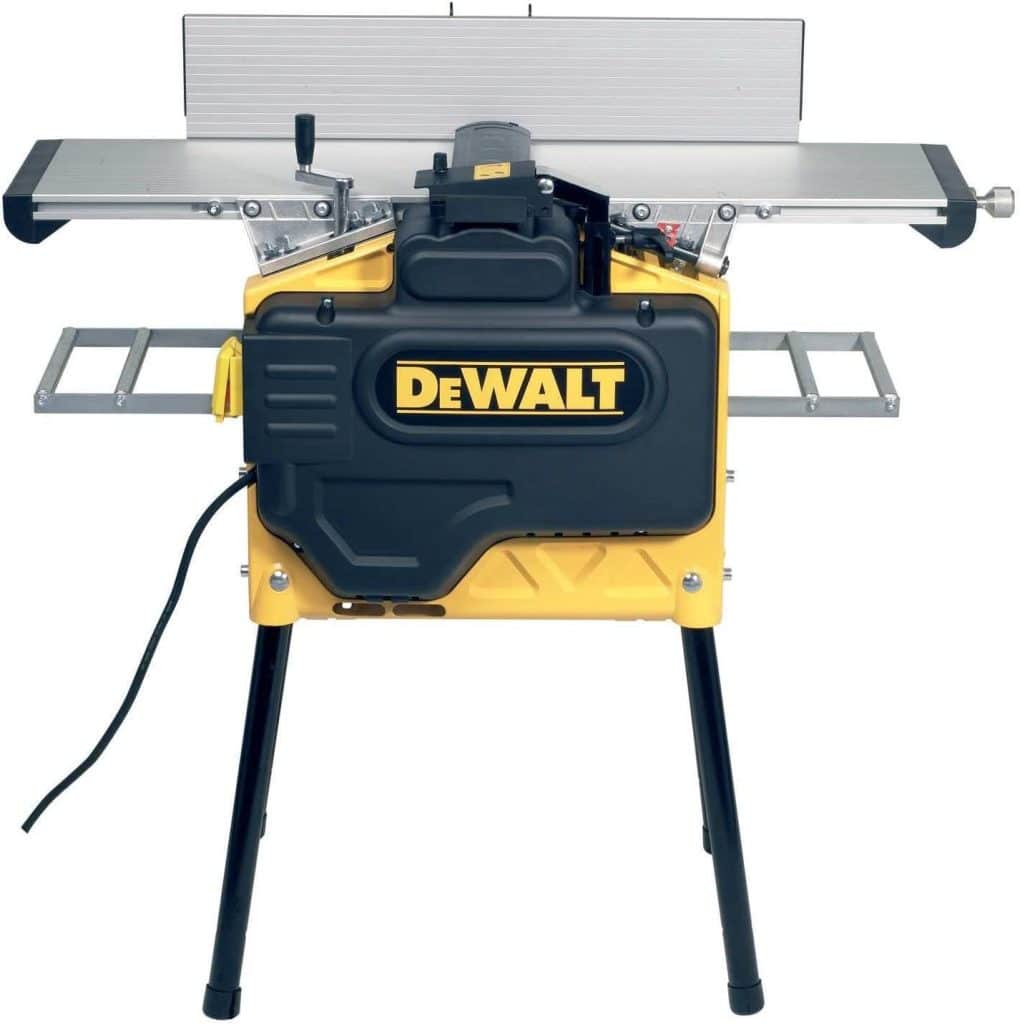 DeWALT 2100W Abricht- und Dickenhobel, 100mm Staubabsaugung, Plangefräster Alu-Dickenhobeltisch, gummierte Einzugwalze, Dickenhobelvorschub, Aluminium-Anschlag, inklusive Zubehör, D27300 DeWALT 2100W Abricht- und Dickenhobel, 100mm Staubabsaugung, Plangefräster Alu-Dickenhobeltisch, gummierte Einzugwalze, Dickenhobelvorschub, Aluminium-Anschlag, inklusive Zubehör, D27300