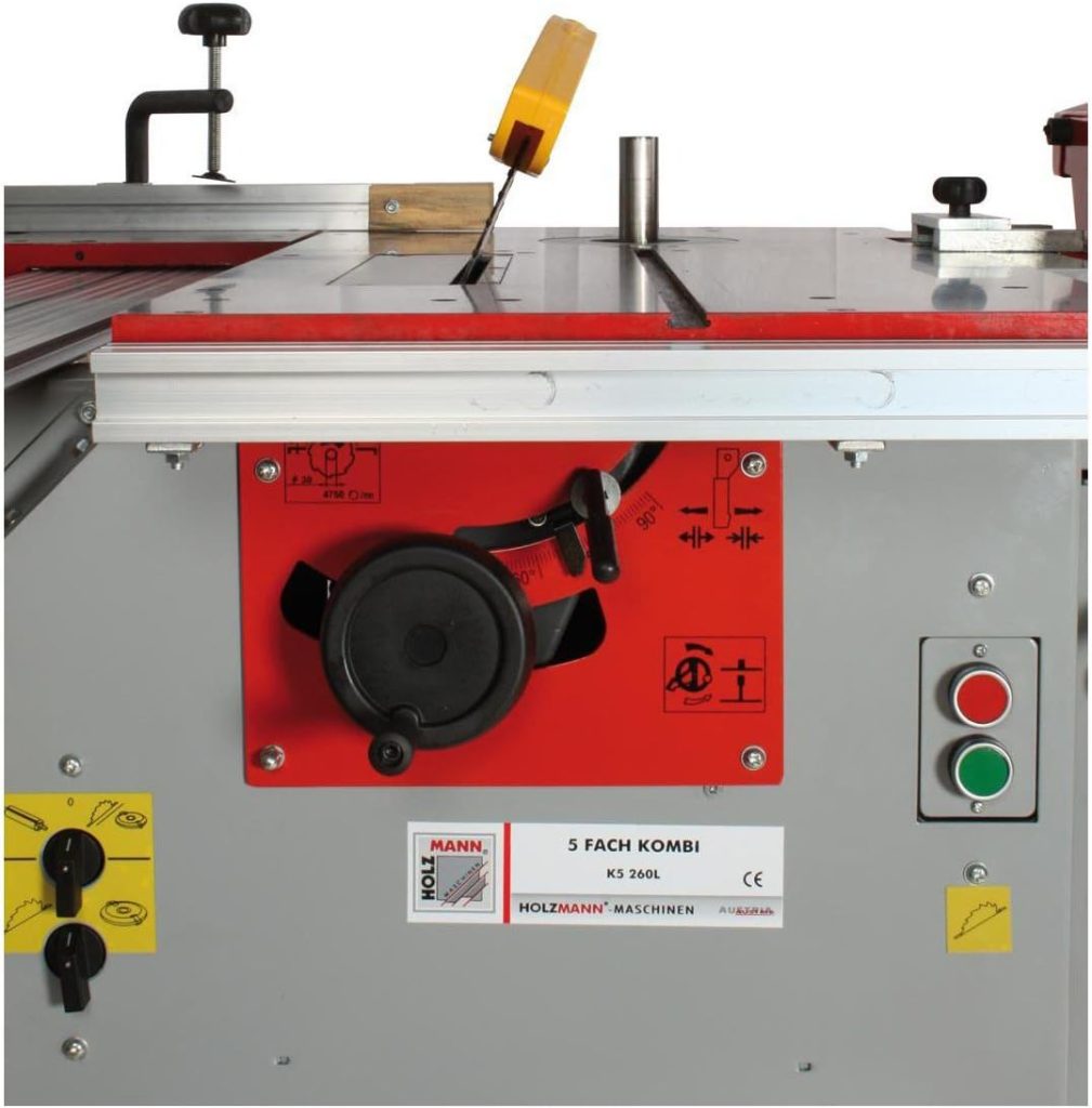 Holzmann 5-Way Combination K5 260L 230 Volt, Circular Saw, Milling Cutter, Thickness Planer, (Slot Optional) Holzmann 5-Way Combination K5 260L 230 Volt, Circular Saw, Milling Cutter, Thickness Planer, (Slot Optional)