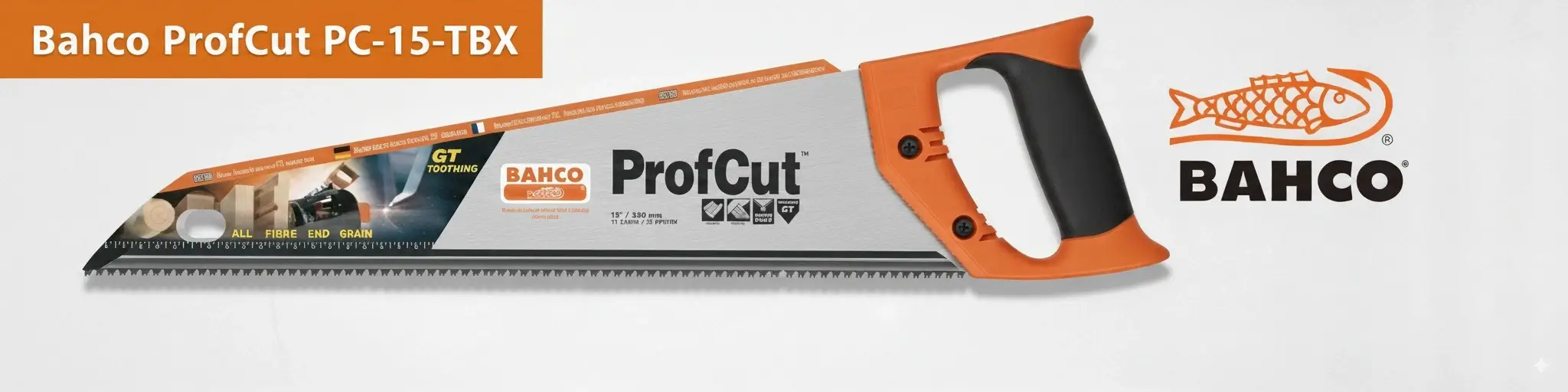 Bahco ProfCut PC-15-TBX Feinsäge mit 15 TPI Zahnung