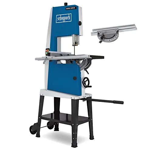 Bandsäge Test 2026: Die 5 besten Bandsägen für Holz im Vergleich 2 Scheppach BASA3 Bandsäge 800W mit Grauguss-Tisch