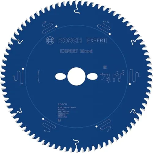 Bosch Expert for Wood Kreissägeblatt 254mm 80 Zähne