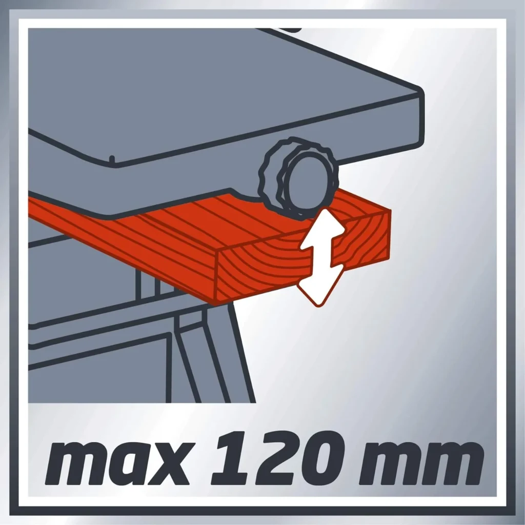 Einhell Stationary Planer TC-SP 204 (1500 W, idle speed 9000 min-1, max. Working width 204 mm, vibration dampening feet).