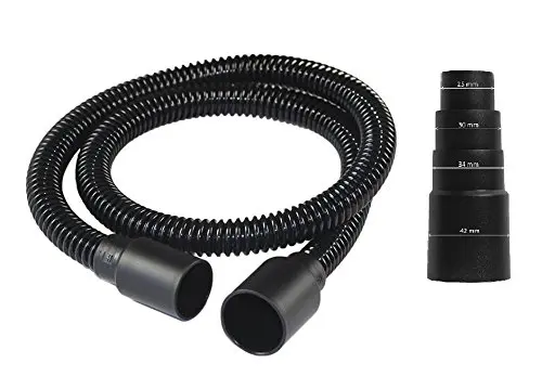 Grizzly Tools Absaugschlauch mit Adapter für Tischkreissäge