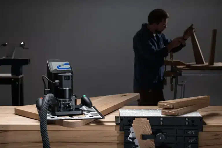 CNC Vorlagen kostenlos für Holz: 50+ Quellen & Praxistipps 4 Shaper Origin handgeführte CNC-Fräse im Einsatz