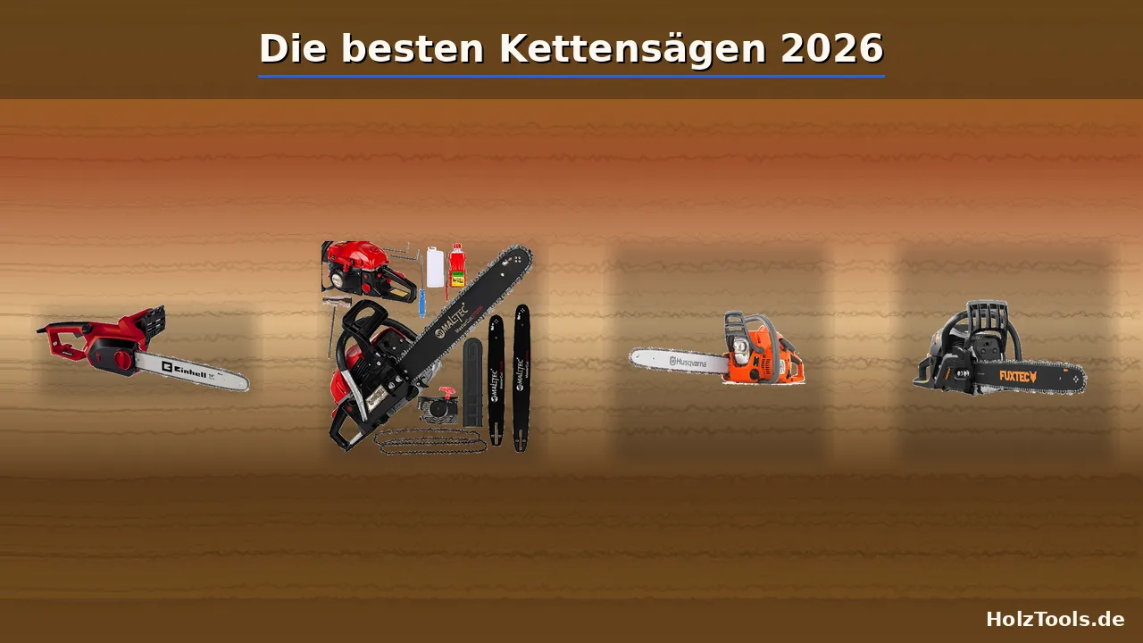 Kettensäge kaufen: Die besten Modelle im Vergleich 2026 1 Die besten Kettensägen 2026 im Vergleich – Einhell, Husqvarna, FUXTEC
