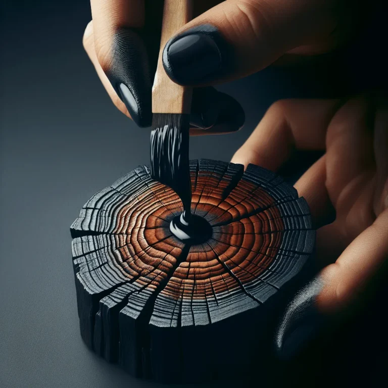 konnen sie eine technik zum schwarzen von holz empfehlen