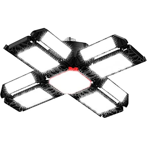 200W LED Garagenleuchte mit verstellbaren Paneelen