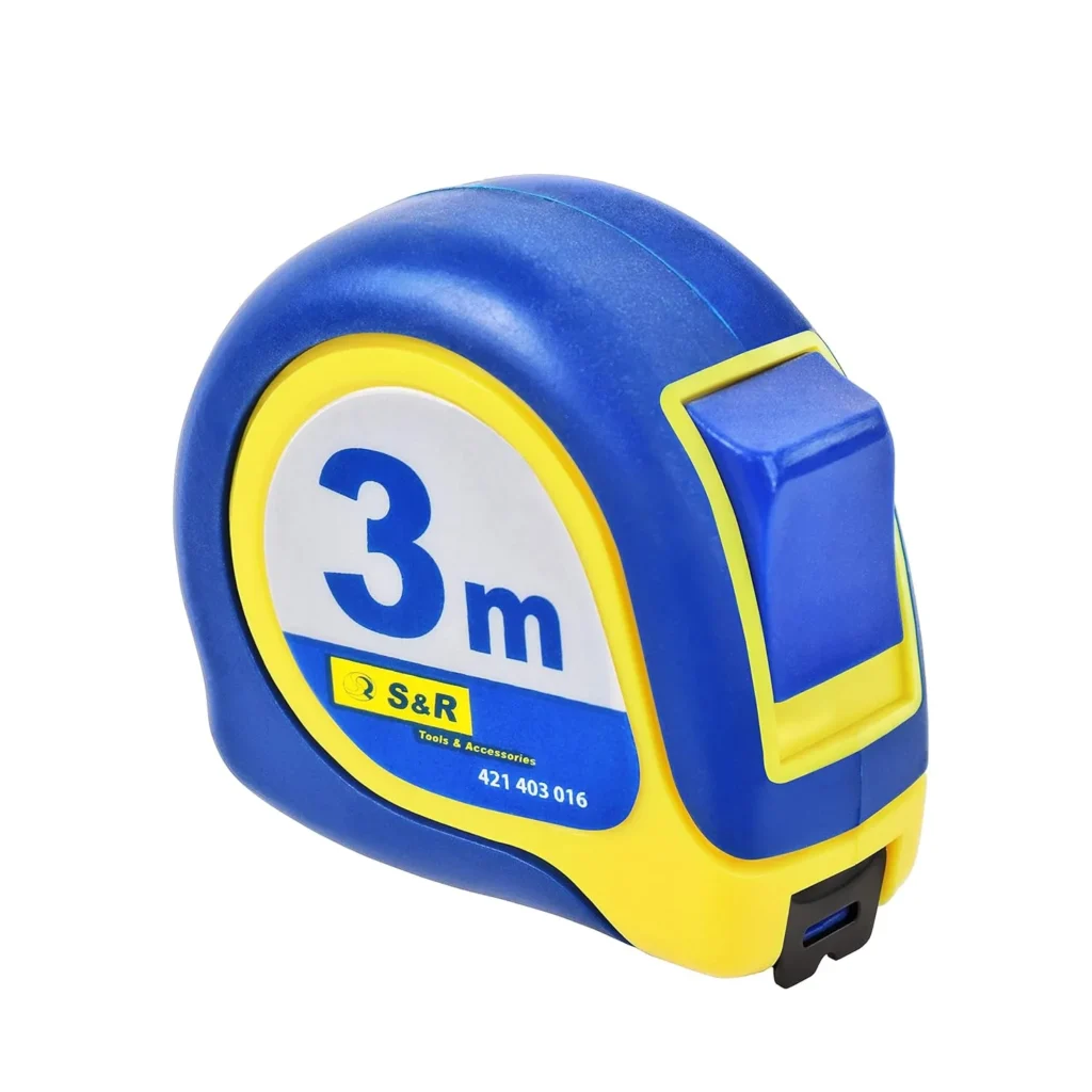s  R Tape Measure 3 m x 16 mm Nylon Coated, impact-resistant housing – Mustang Serie