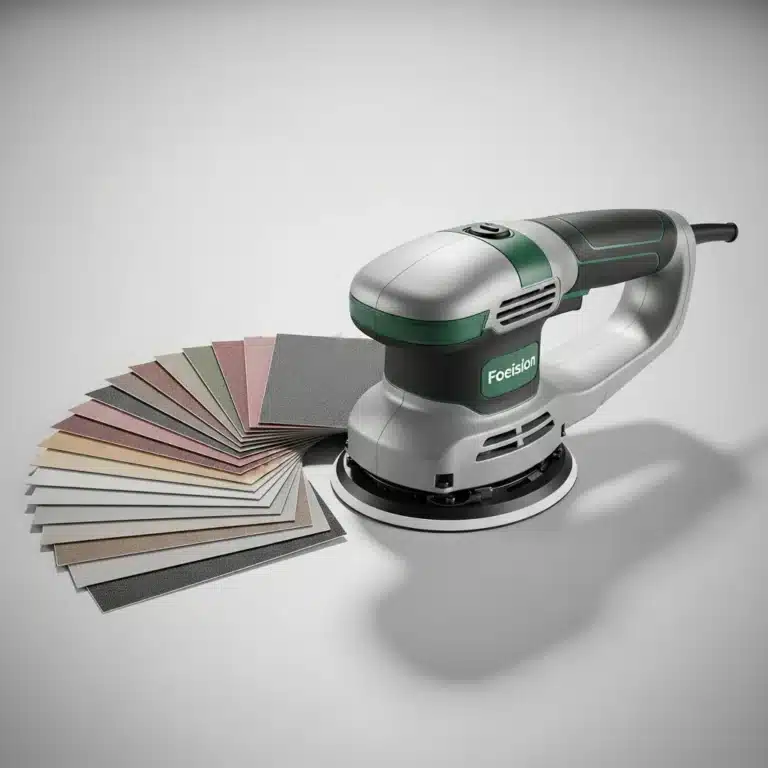 Schwingschleifer mit Schleifpapier