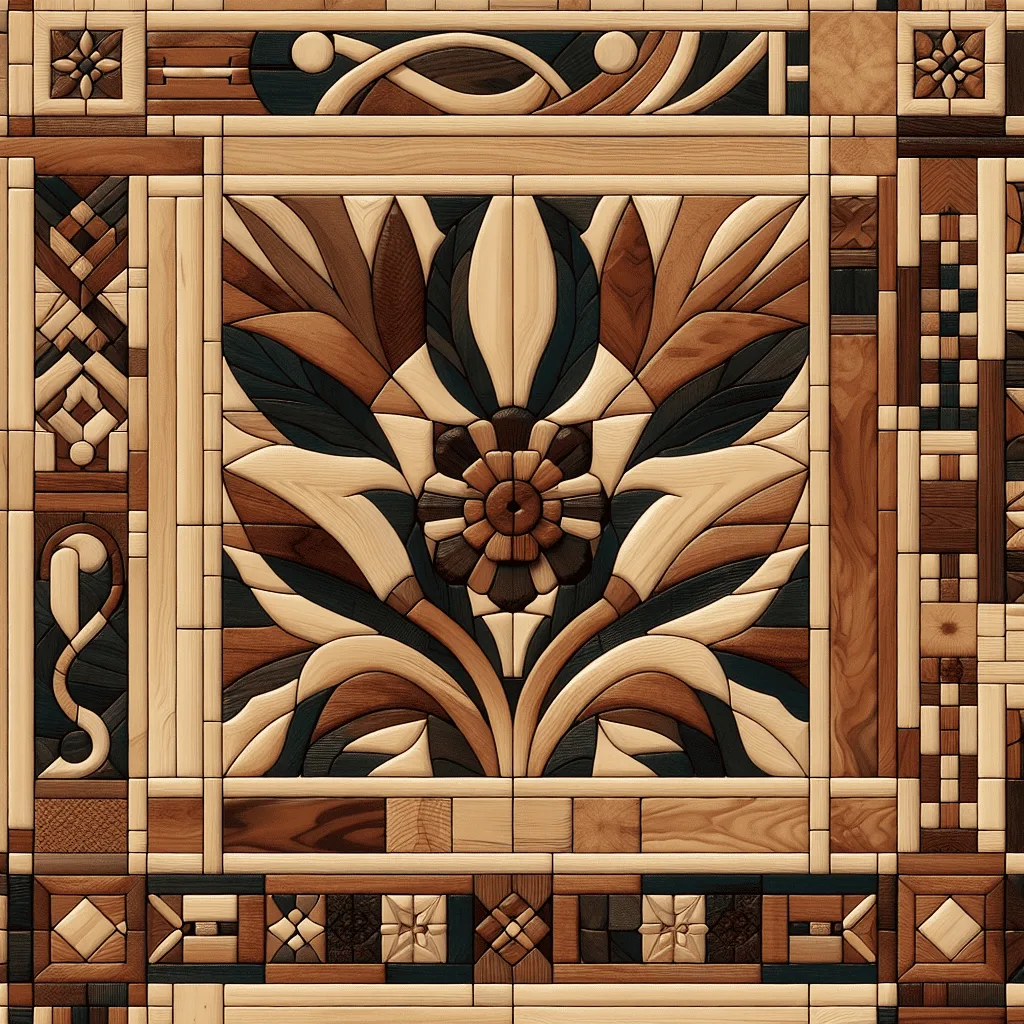 was sind die techniken fur holzerne mosaike