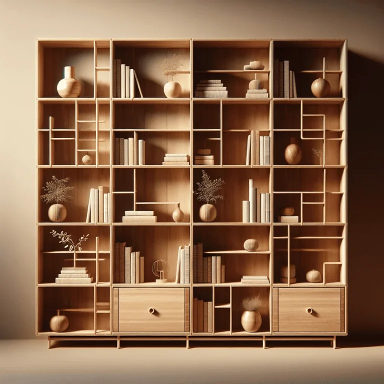 wie entwerfe ich ein holzernes bucherregal mit verstellbaren regalboden