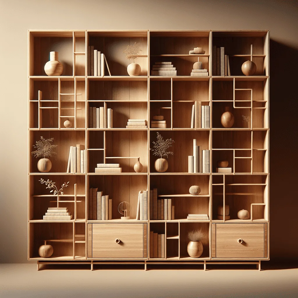 wie entwerfe ich ein holzernes bucherregal mit verstellbaren regalboden