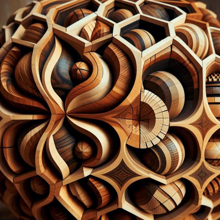 wie erstelle ich eine segmentierte holzerne vase