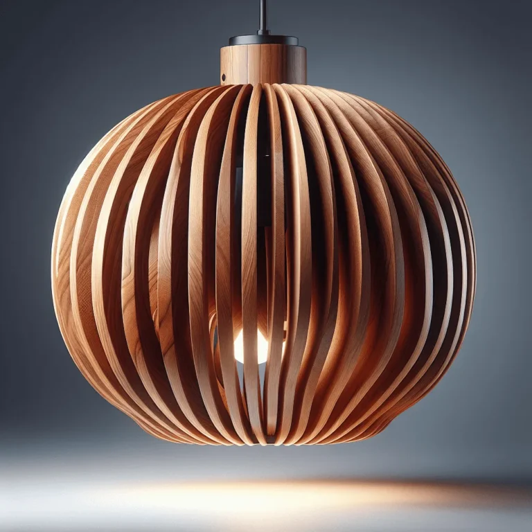 wie mache ich eine holzerne hangelampe