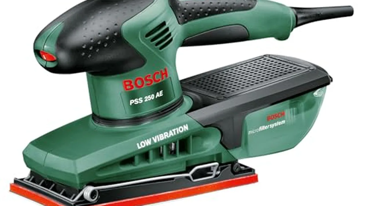 Bosch PSS 250 AE Schwingschleifer – 250 Watt für präzisen Feinschliff