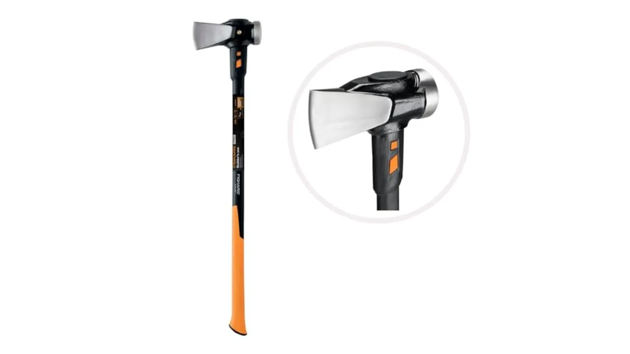 Fiskars IsoCore XXL Spaltaxt mit Vibrationsdämpfung