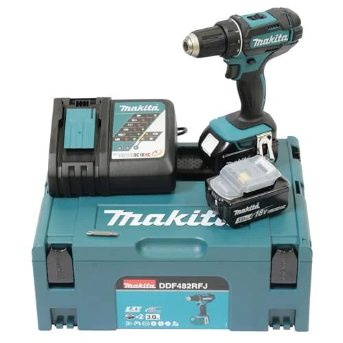 Makita DDF482RFJ Akkuschrauber – 18V Bohrschrauber mit MAKPAC im Test 2026