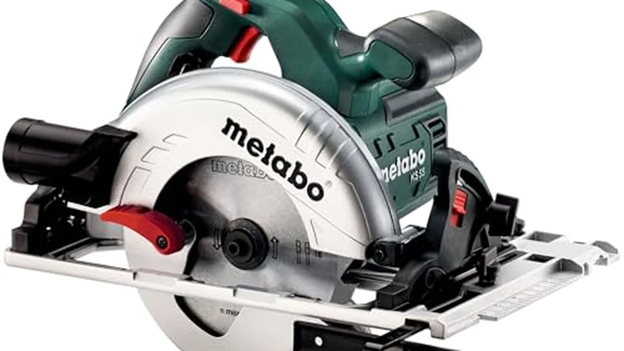 Metabo KS 55 FS – Handkreissäge mit 1200 W und Führungsschienen-Kompatibilität Metabo KS 55 FS Handkreissäge im Test