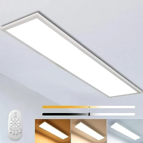 Thanger dimmbares LED Panel 120x30cm 40W mit Fernbedienung für Werkstatt